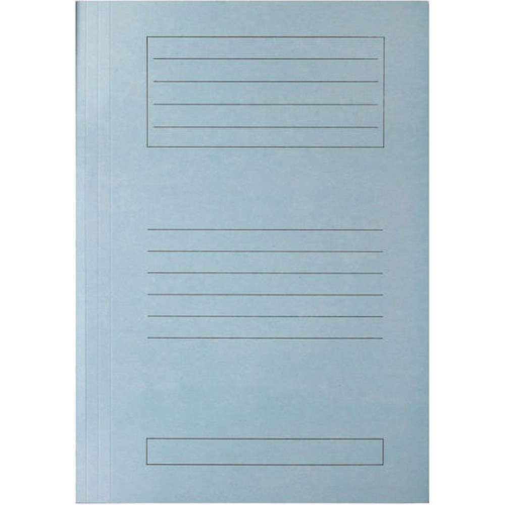 Ντοσιέ Μανίλα με Έλασμα 26x34 Μπλε (50 τεμ.)