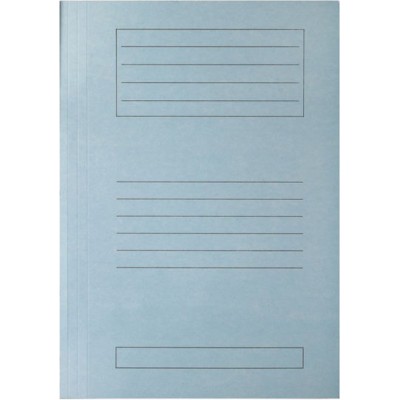 Ντοσιέ Μανίλα με Έλασμα 26x34 Μπλε (50 τεμ.)