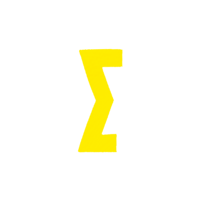 Αυτοκόλλητο Γράμμα "Σ" Κίτρινο 2,5x3cm